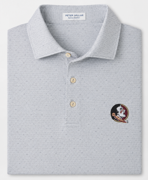On the Ball Performance Polo (Brittish Grey/FSU)