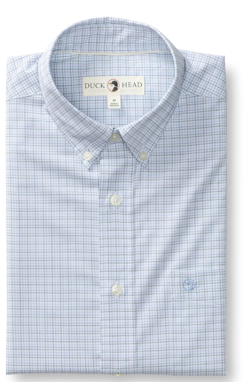 Performance Poplin Sport Shirt  (Midnight Teal)