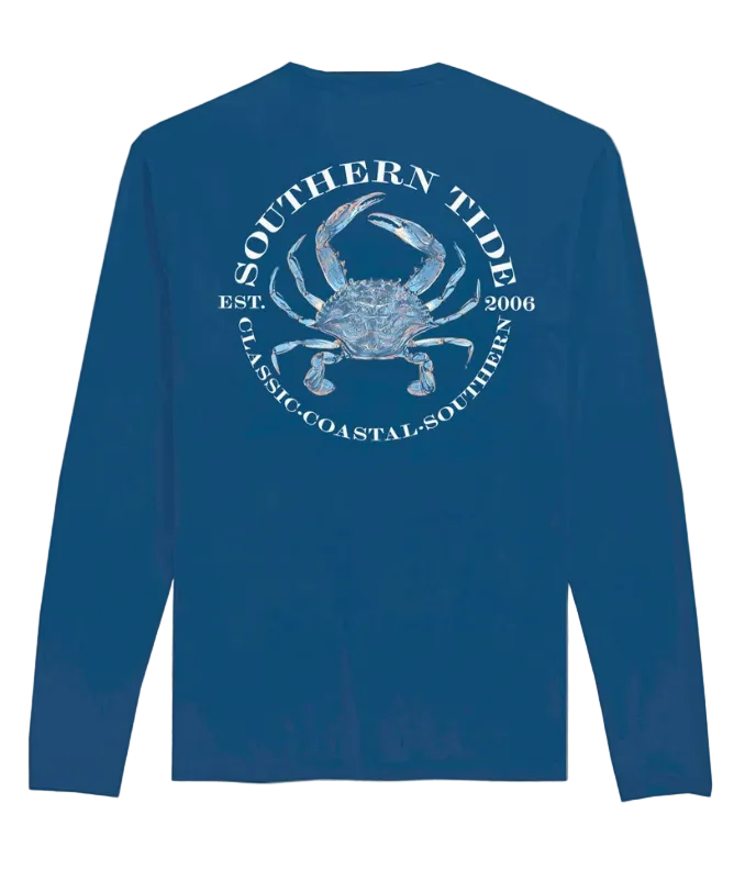 Blue Crab Tee (Nautical Blue)