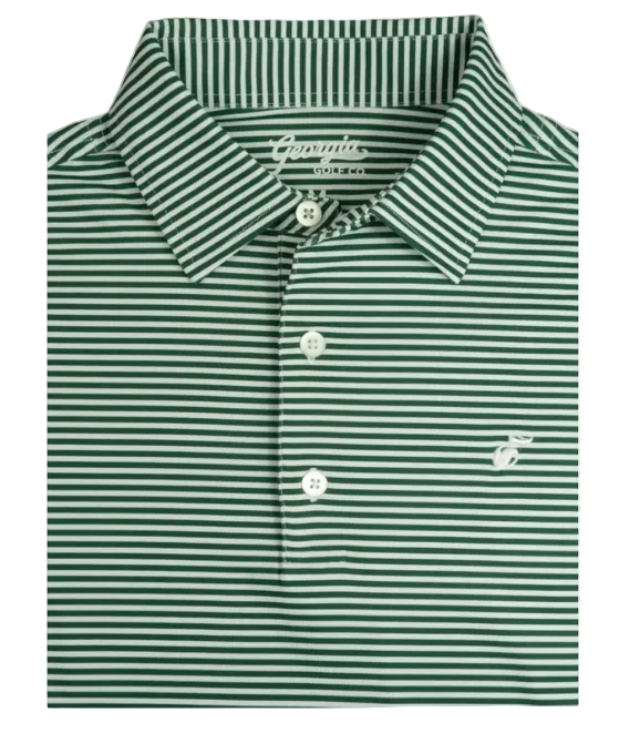 Tour Stripe Polo (Green)