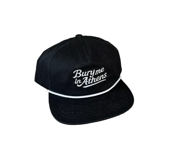 Bury Me in Athens Hat  (Black)