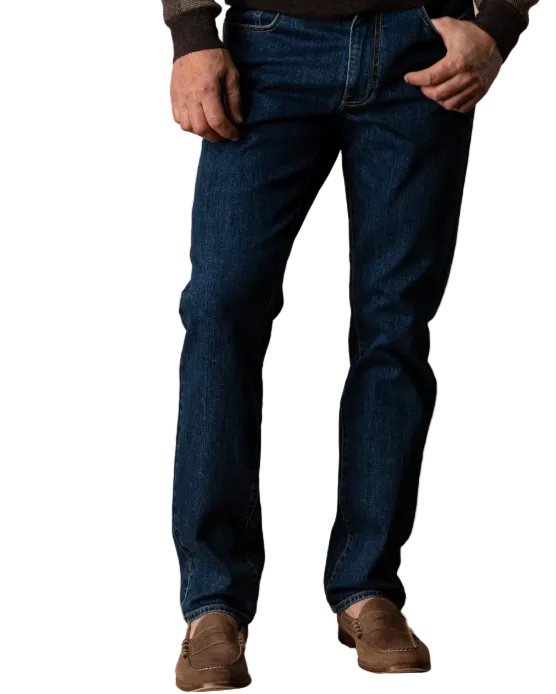 Classic Straight Fit Pant (Medium Wash)