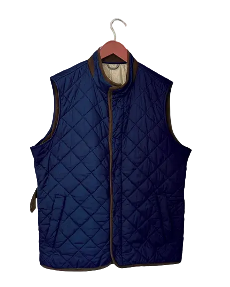 Quilted Quilted Vest (Navy)