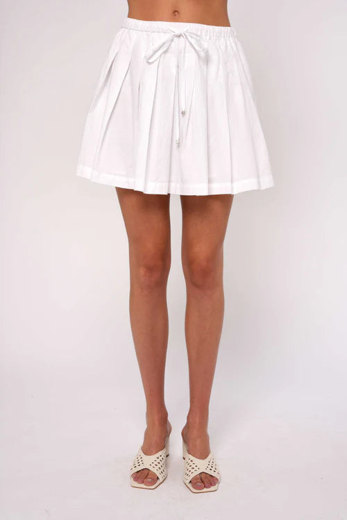 Ansleigh Mini Skirt (Bright White)