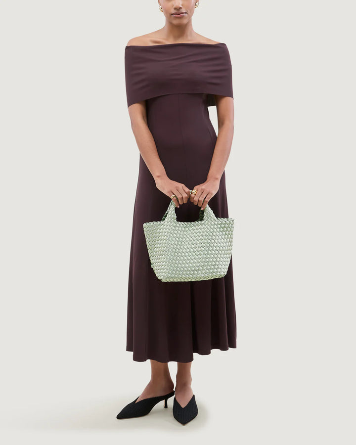 St. Barths Small Tote Satin (Wintergreen)