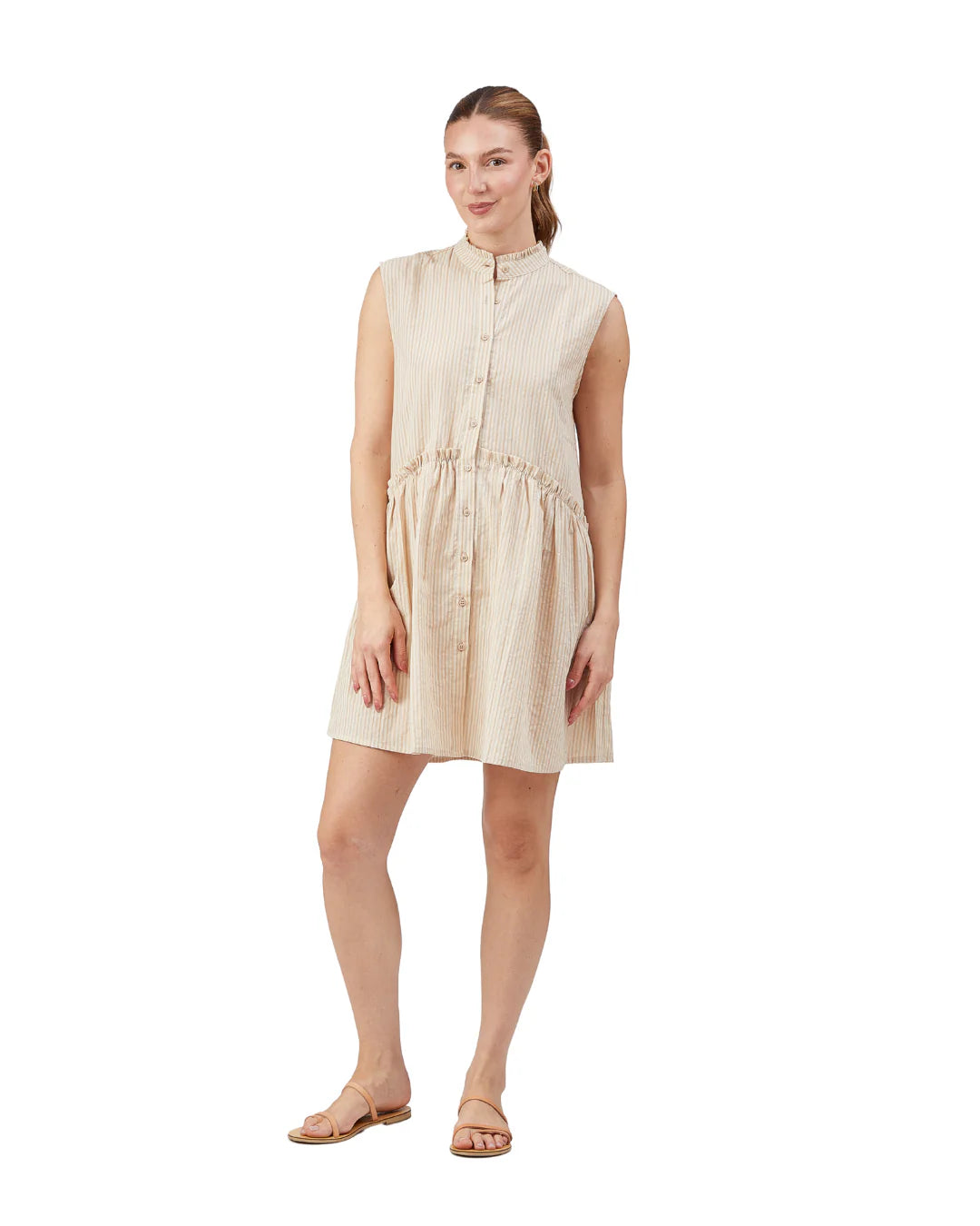 Maddie Dress (Tan)
