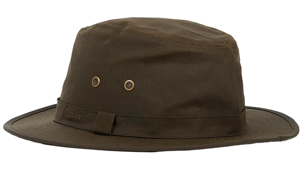 Dawson Wax Safari Hat (Olive)