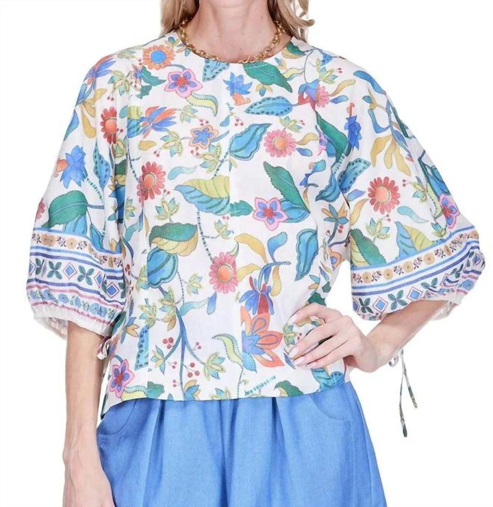 Gored Top (Festival Florals)