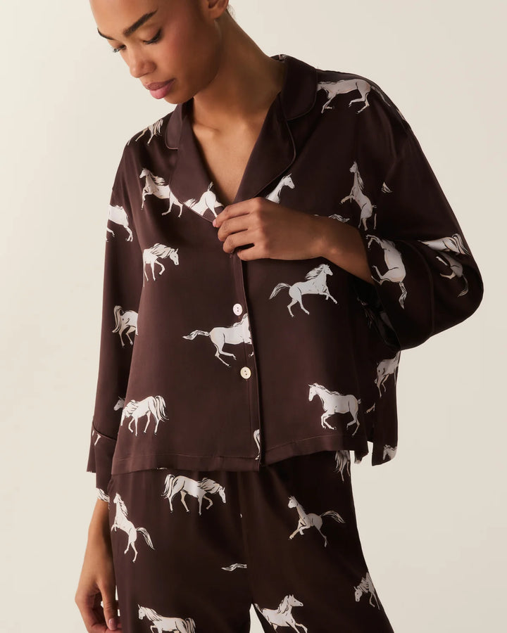 Silk Celine Pajama Set (Highgrove Equestrian)
