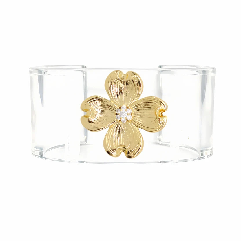 Dogwood Acrylic Cuff