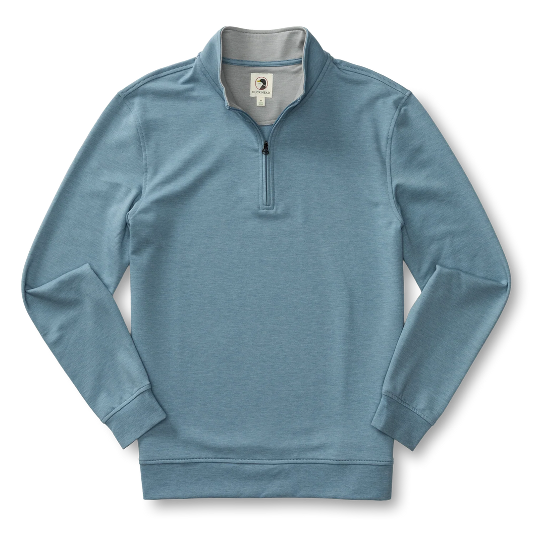 Dunmore Performance 1/4 Zip Pullover (Windblown Sky Heather)