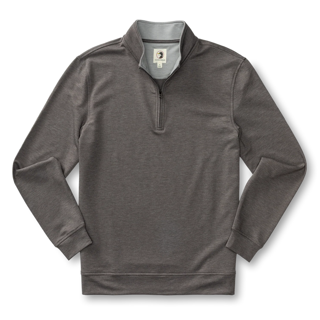 Dunmore Performance 1/4 Zip Pullover  (Fossil Gray)