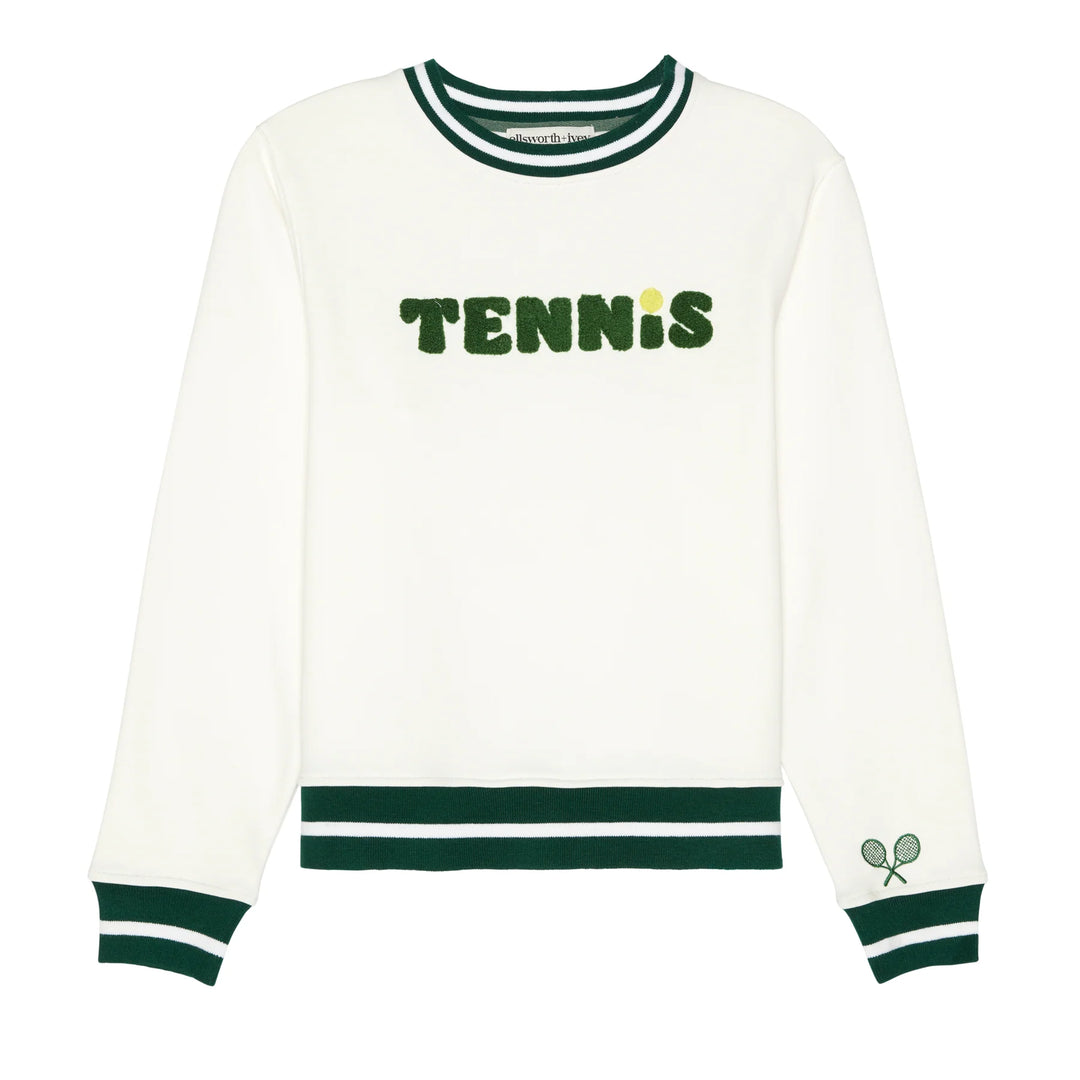 Elle Sweatshirt Tennis (Ivory)