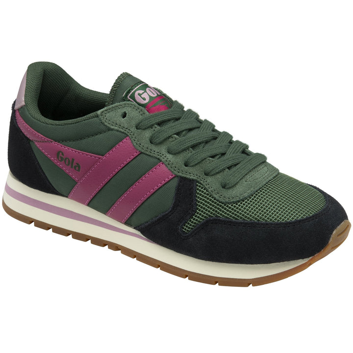 Daytona Sneakers (Evergreen/Black/Fuchsia)