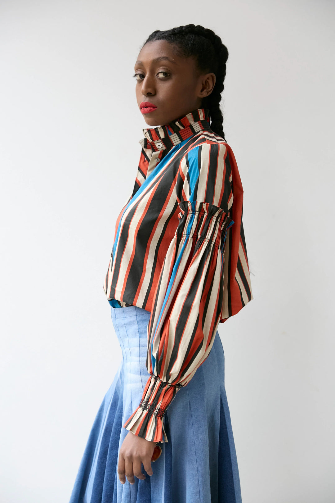 Full Sleeve Button Down (Bold Stripes)