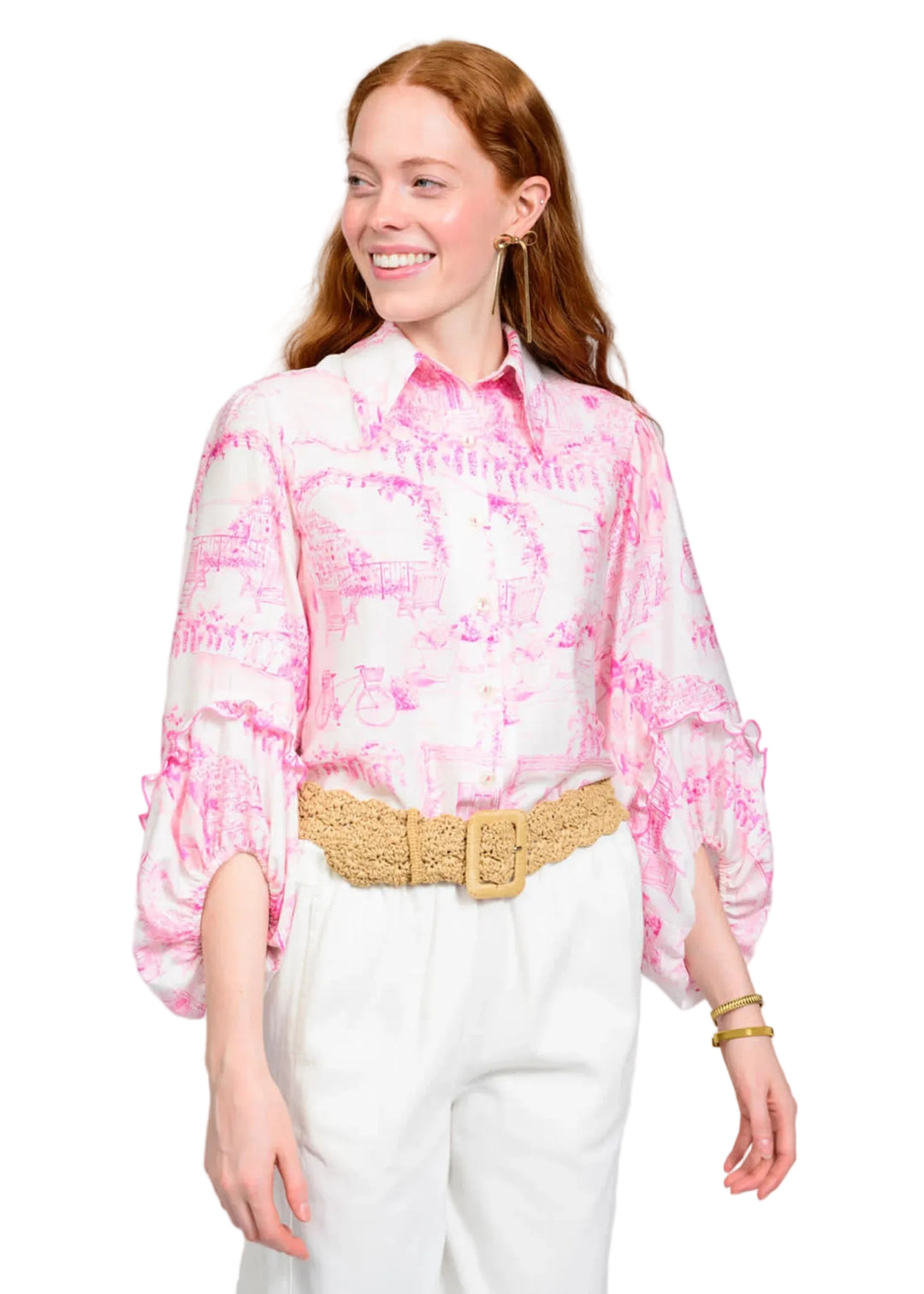 Scene In Paris Top (Ivory)