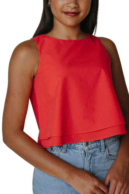 June Top (Red)