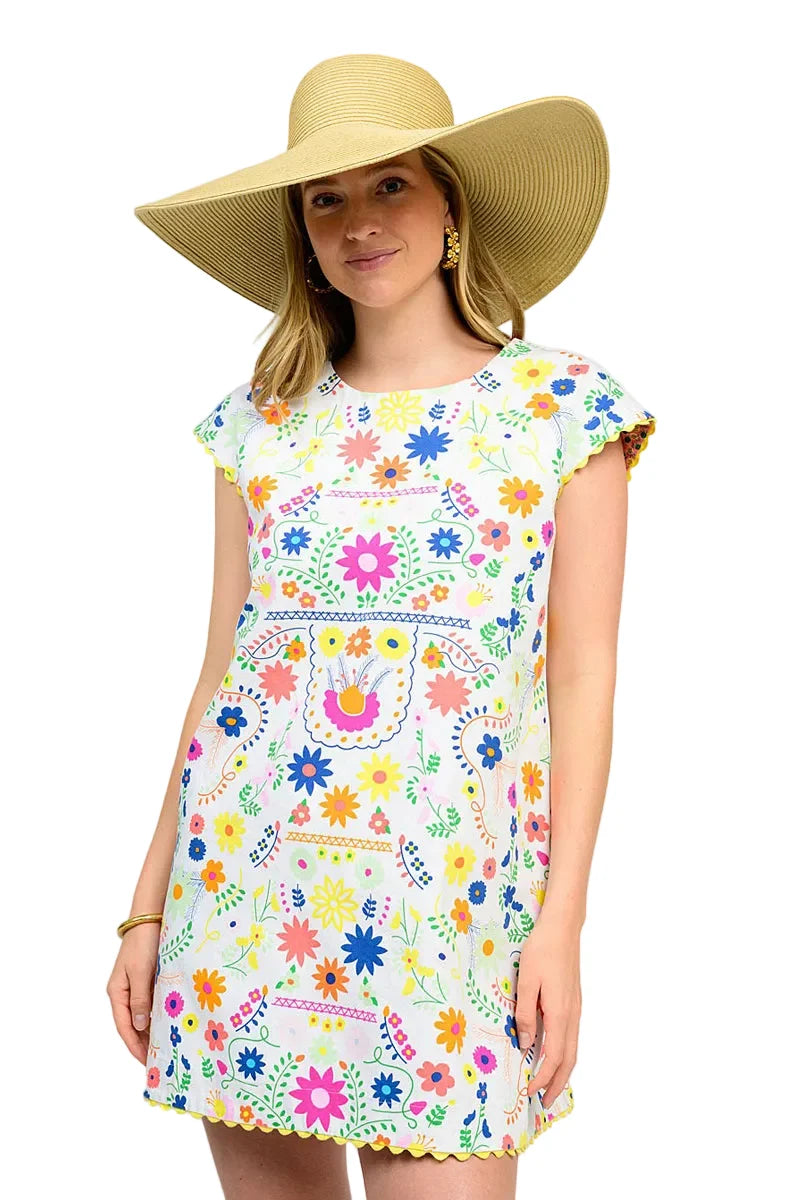 Flores Dress (WHT)