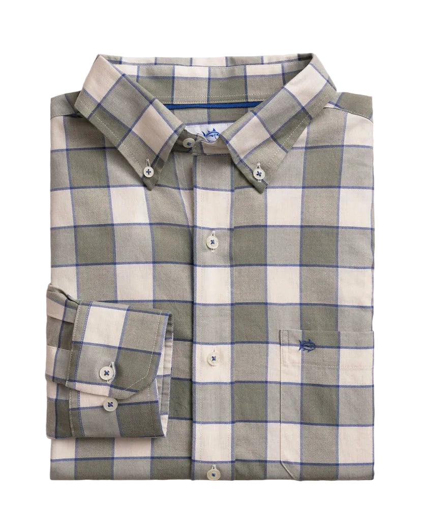 Sunny Cove Sportshirt  (Heather Cedar Green)
