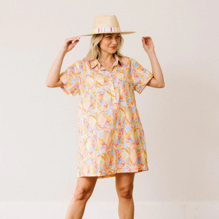 Getaway Mini Dress (Island Blooms)