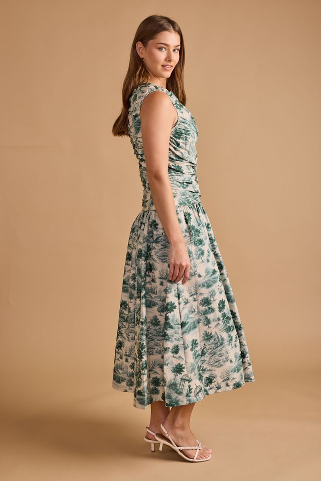 Agatha Dress (French Toile)